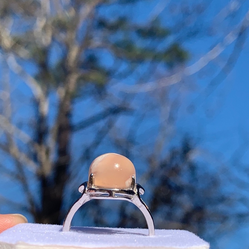 Flower Agate ring - Picture 3 of 8